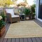 Homeroots 10' X 14' Sage Striped Washable Indoor Outdoor Area Rug 607979 - alternate 7