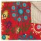 Homeroots 50" X 70" Red Floral Cotton Quilted Kantha Throw Blanket with Embroidery 544552 - alternate 4