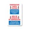 Signmission PSA, Temperature Check Station Spanish, 18in X 12in Peel And Stick Wall Graphic, OS-NS-RD-1218-25433 OS-NS-RD-1218-25433 - alternate 1