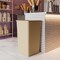 Regal Altair 50 Gallon Square Beige Plastic Trash Can, Heavy Duty Resin Construction ZR-TC-100-SQ50BG - alternate 5