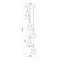 Z-Lite Aimie 5-Light Chandelier, 12 in W x 13 in H, Matte Black 828P6-5R-MB - alternate 7