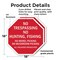 Signmission No Trespassing No Hunting, Fishing, 18 inch X 18 inch, Plastic Sign, 2PK OC-P-2PACK-18-97 - alternate 7