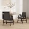 Manhattan Comfort Stella Dining Armchair in Graphite, 2PK 2-DC101AR-GY - alternate 1