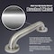 Highcraft Grab Bar for Bathtub and Shower 1.50in x 48in Safety Bar Stainless Steel with Screws GBZR1548 - alternate 5