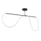 Jonathan Y Alessio 48" Contemporary Minimalist 360 Adjustable Silicone Neon Rope Dimmable Linear Integrated LED JYL7138B - alternate 14