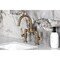 Kingston Brass Bridge Bathroom Faucet with Brass Pop-Up, Antique Brass KS2173TKL - alternate 6