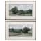 Homeroots Set of Two Green Trees Framed Art, 2PK 472099 - alternate 1