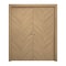 Sartodoors Sliding French Double Pocket Doors 48 x 80 inches, Ego 5005 Natural Oak, Kit Rail Hardware, Solid EGO5005DP-SNA-48 - alternate 1