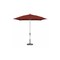 Treasure Garden 7.5 ft Square Patio Umbella, aluminum, fiberglass ribs, outdoor, Henna UM847SQ-SS 5407 Henna - alternate 1