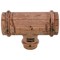 Viega ProPress tee P1 1.25 P2 1.25 P3 0.75 copper 77452 - alternate 1