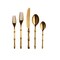 Mepra Bali Flatware Set - 5 Pieces - Gold 101522005O - alternate 1