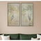 Homeroots Set Of Two Wading Heron Canvas Silver Floater Frame Print Wall Art, 2PK 416351 - alternate 4