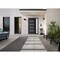 Vdomdoors Front Exterior Prehung Metal-Plastic Door, Manux 8113 Matte Black, Side Sidelite Transom, Office Co MANUX8113EXD-BLK-W32+14xH80-RH - alternate 1
