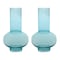 Homeroots Set of Two Aqua Glass Round Table Vases, 2PK 593883 - alternate 1