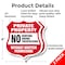 Signmission Private Property Shield Sign No Hunting, 6 inch X 6 inch, Plastic Sign, 2PK SHI-P-2PACK-6-450 - alternate 5