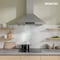 Anzzi 30" 450 CFM 3-Speed Stainless Steel Wall Mount Convertible Pyramid Residential Range Hood RH-AZ0576ESS - alternate 8