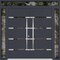 Vdomdoors Metal Double Doors Deux 1105 Gray Graphite Mirrored Glass 2 Sidelights and Top Transom Entry Modern DEUX1105DEXD-GRE-W14+72+14xH80+12-LH-I - alternate 1