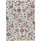 Homeroots 8' X 10' Linen Pink And Denim Blue Floral Washable Indoor Outdoor Area Rug 597827 - alternate 8