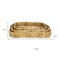 Homeroots Set of Three Natural Water Hyacinth Rectangular Basket Trays 571502 - alternate 13