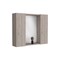 Homeroots 24" Light Gray Wood Floating Single Door Bathroom Vanity And Medicine Cabinet 543580 - alternate 4