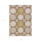 Homeroots 5' X 8' Brown Beige And Ivory Geometric Washable Indoor Outdoor Area Rug 593619 - alternate 5