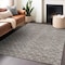 Homeroots 3' X 5' Taupe And Beige Geometric Washable Indoor Outdoor Area Rug 596213 - alternate 7