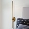 Jonathan Y Anton 27.25" 1-Light Modern Minimalist Iron Adjustable Bar Integrated LED Plug-In Sconce, Brass Gold JYL7136B - alternate 9