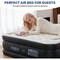 Yssoa Simple Deluxe Twin Camping Air Mattress with Built-in Electric High-Speed Pump, 18in Bed Height, Bl 3A88HKMATSAIRTWIN18BLK - alternate 4