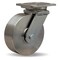 Hamilton Plate Caster, Swivel, SS, 6 in., 1200 lb. S-WHS-6SB - alternate 1