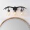 Jonathan Y Wyatt 25.5 in. 3-Light Southwestern Bohemian Resin/Seeded Glass Faux Antler LED Vanity Light, Antique JYL6309B - alternate 6