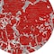 Homeroots 8' Red Ivory And Gray Round Striped Washable Indoor Outdoor Area Rug 600920 - alternate 6