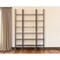 Homeroots Brown Iron and Solid Wood Six Tier Bookcase 392220 - alternate 5