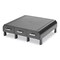Mind Reader Perch Monitor Stand and Desk Organizer, 13.46in x 12.87in x 2.72in, Black/Silver MONSTA3D-BLK - alternate 12