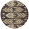 Homeroots 8' Brown Beige And Taupe Round Southwestern Washable Indoor Outdoor Area Rug 587808 - alternate 6
