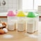 Basicwise Small BPA-Free Food Storage Containers with Lid -  in Green, Pink, and Yellow, PK3 QI003216.3S - alternate 6