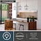 Vaxcel Cottage Grove 5-Light Matte Black Traditional Open Cage Lantern Pendant Light P0467 - alternate 9