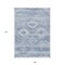 Homeroots 9' X 12' Denim Blue And Sky Blue Southwestern Washable Indoor Outdoor Area Rug 588700 - alternate 6