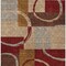 Homeroots 5' X 8' Wheat And Burgundy Geometric Washable Indoor Outdoor Area Rug 612600 - alternate 7