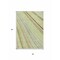 Homeroots 3' X 5' Sage Brown And Sky Blue Striped Washable Indoor Outdoor Area Rug 614947 - alternate 6