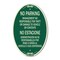 Signmission No Parking Management Not Responsible for The, 12 In X 18 In Architectural, Heavy Gauge Aluminum A-OV-G-1218-23709 - alternate 1