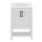 Flash Furniture Vega 24in. Vanity w/Sink, Soft Close Doors & Open Shelf, Carrara Marble, Black Hardware, Wht/Wht FS-VEGA24-WH-HDBLK-GG - alternate 7