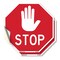 Signmission Stop, 4 inch X 4 inch, Vinyl Decal, 2PK OC-D-2PACK-4-295 - alternate 1