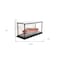 Homeroots 14in X 37.5in X 15in Display Case For Speed Boat 364367 - alternate 3