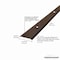 M-D Building Products 2-1/2 In. X 36 In. Forest Brown Aluminum Seam Binder w/ Screws & Anchors 43974 - alternate 6