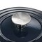 Megachef 2 Quart Round Enameled Cast Iron Braiser Pan in Dark Blue MG-BRS22DB - alternate 7