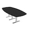 Skutchi Designs Arc Boat Conference Table With Power, 48 in W, 96 in L HAR-ABOT-48X96-T-U999ST19-NA - alternate 1