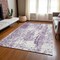 Homeroots 9' X 12' Lavender And Ivory Abstract Washable Indoor Outdoor Area Rug 612957 - alternate 5