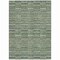 Homeroots 10' X 14' Olive Green And Gray Striped Washable Indoor Outdoor Area Rug 587919 - alternate 7