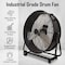 Edendirect 24 in 3-Speed Portable High Velocity Drum Fan in Black with Adjustable Tilt, 10250 CFM, Low Noise FF-J5203AC - alternate 8