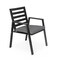 Leisuremod Chelsea 7-Pc Aluminum Extendable Dining Set, Weatherproof Cushions, Powder-Coated, 7PK CC20BL-BL6-MDT78BL - alternate 8